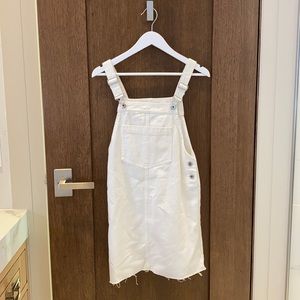 White denim overall